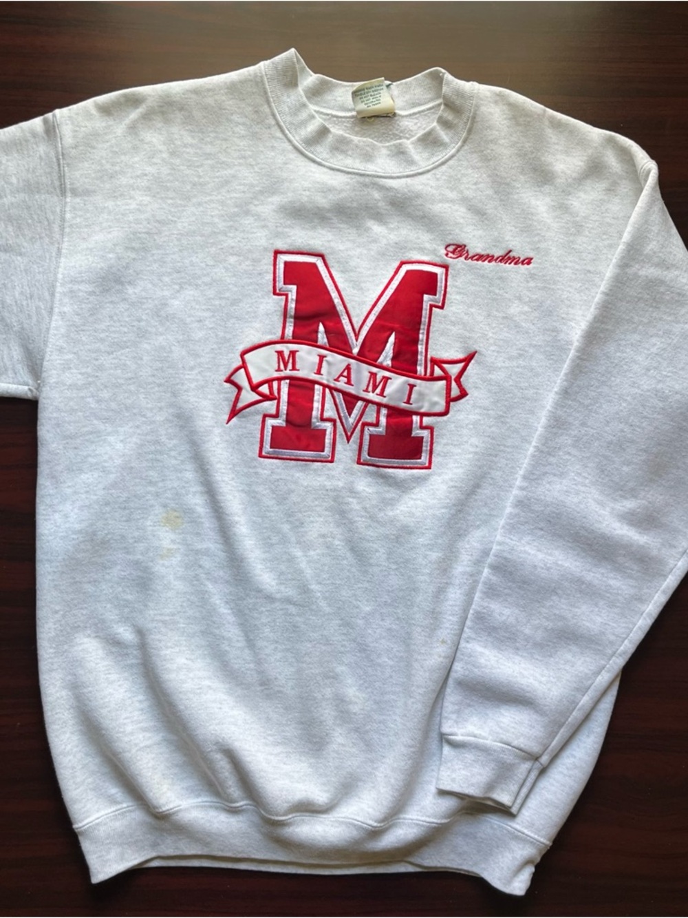 Vintage Miami University Grandma Crewneck Made In USA Size XL